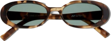 Tortoiseshell oval sunglasses, rated 4 NUJOOM